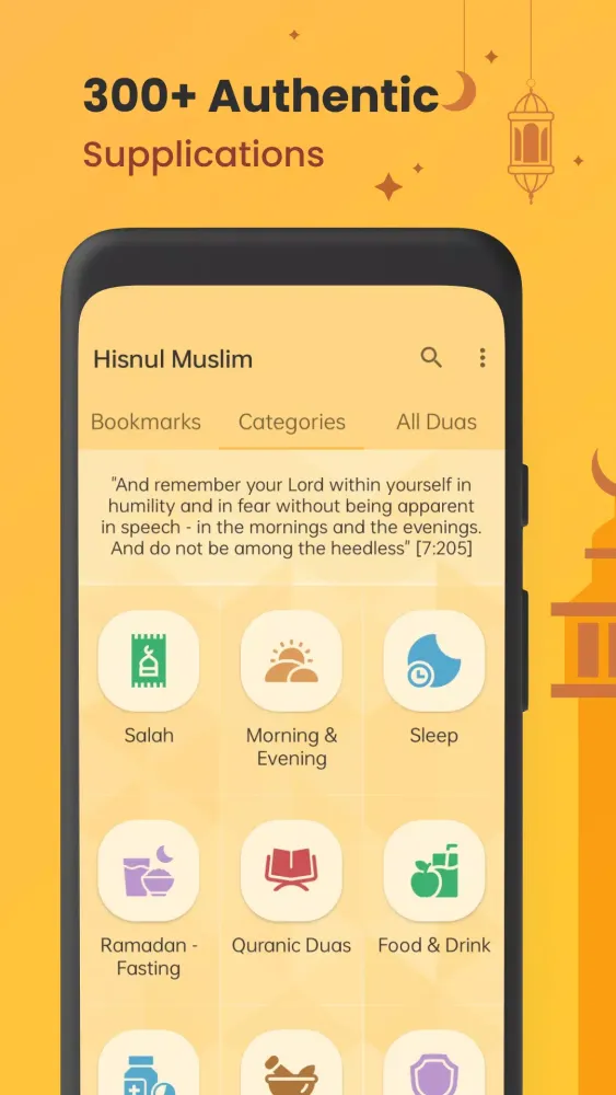 Ảnh chụp màn hình của Dua & Zikr (Hisnul Muslim)