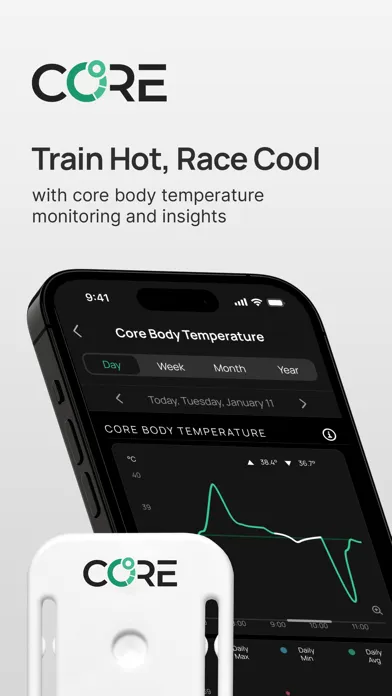 CORE - Core Body Temperature سکرین شاٹس