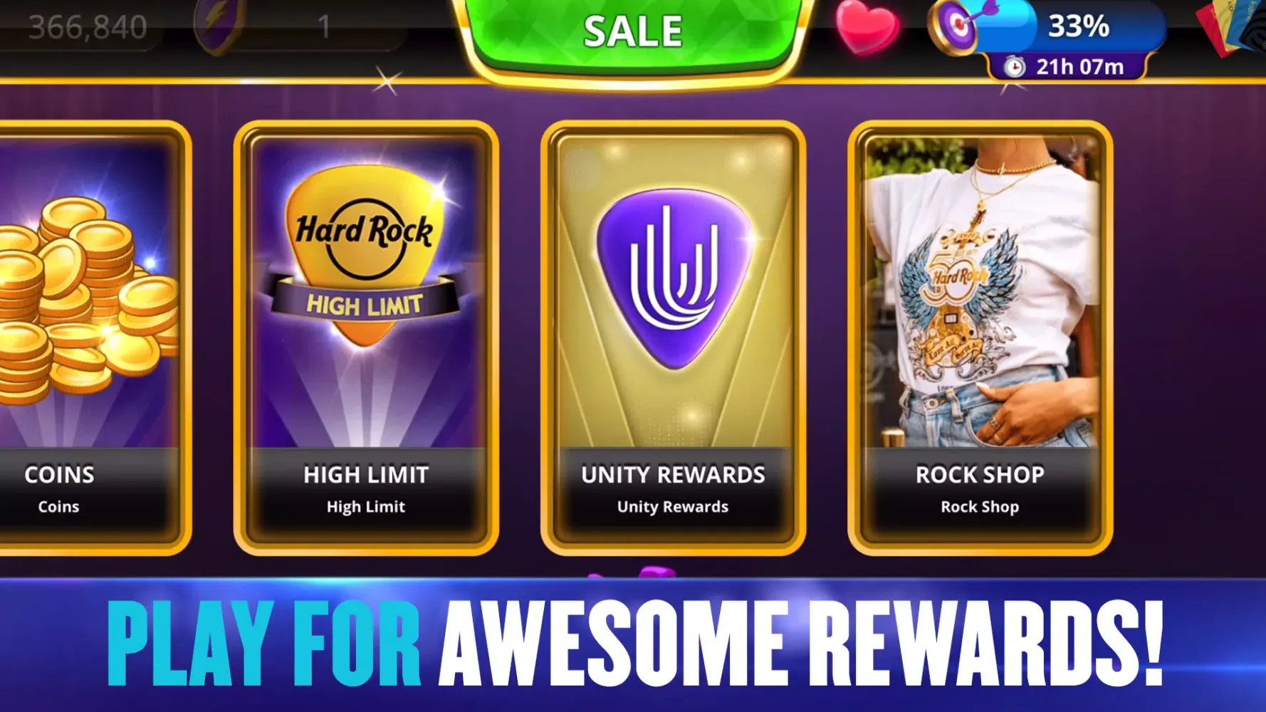 Hard Rock Jackpot Casino Screenshots
