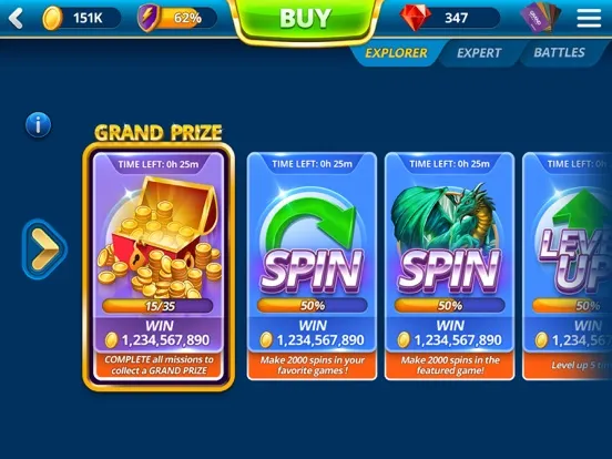 Grand on Demand Slots iPad  스크린샷