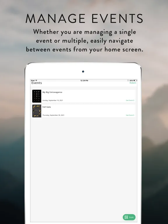 Greenvelope Check-In iPad  স্ক্রিনশট