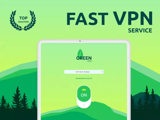 Green VPN : Fast Private Proxy iPad  Screenshots