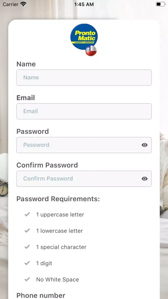 ProntoWallet Chile Screenshots