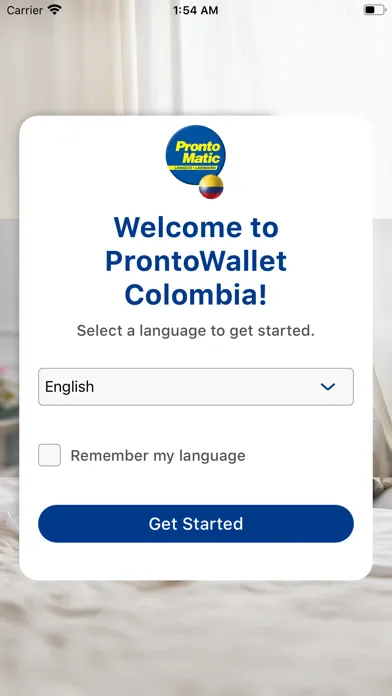 ProntoWallet Columbia應用截圖
