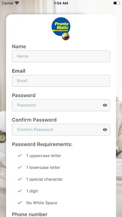 ProntoWallet Columbia應用截圖
