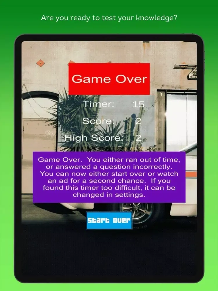 Captures d'écran de 80s Trivia Challenge iPad 