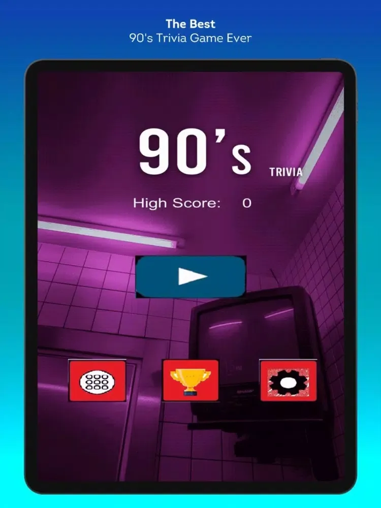 Zrzuty ekranu 90's Trivia Challenge iPad 