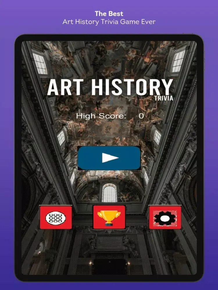 Art History Trivia iPad  स्क्रीनशॉट