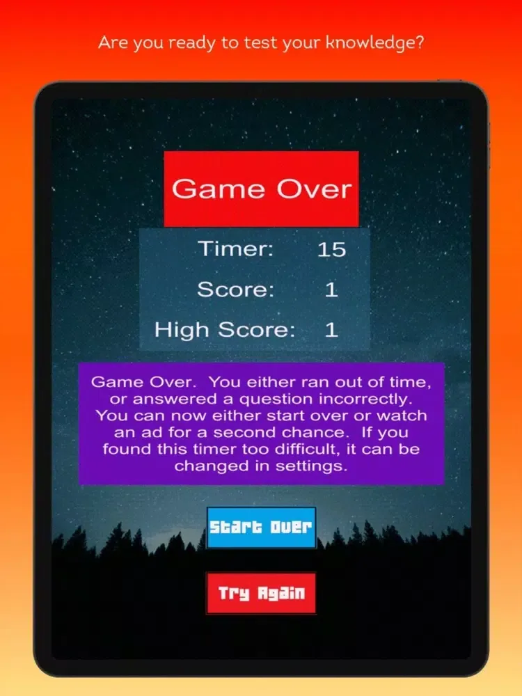 Capturas de tela do DBZ Trivia Challenge iPad 