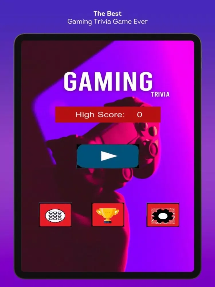 ภาพหน้าจอของ Gaming Trivia Challenge iPad 