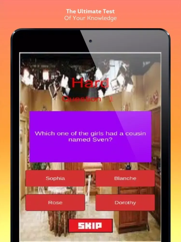 Trivia For Golden Girls iPad  Screenshots