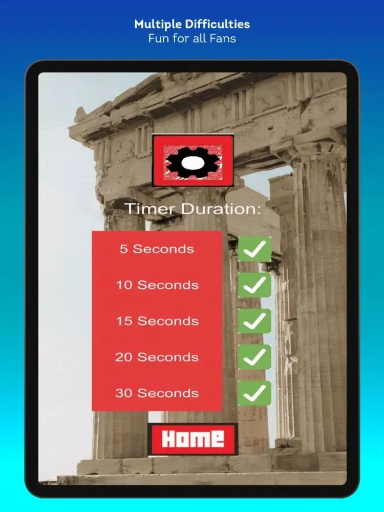 Capturas de pantalla de Greek Mythology Trivia Quiz iPad 