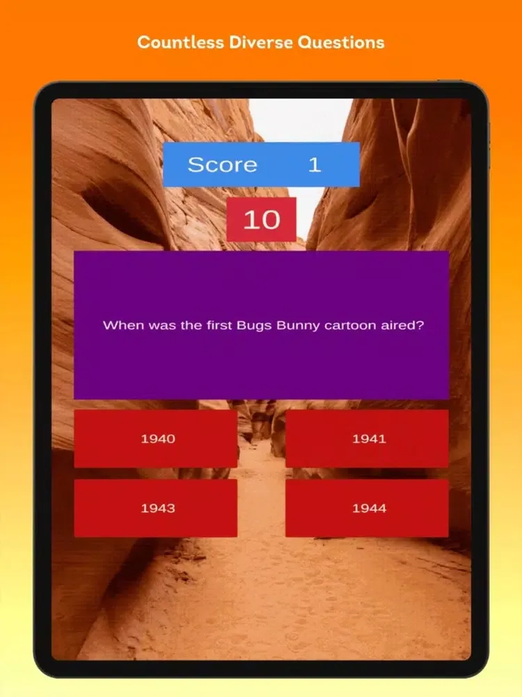 Looney Tunes Trivia Challenge iPad  Screenshots