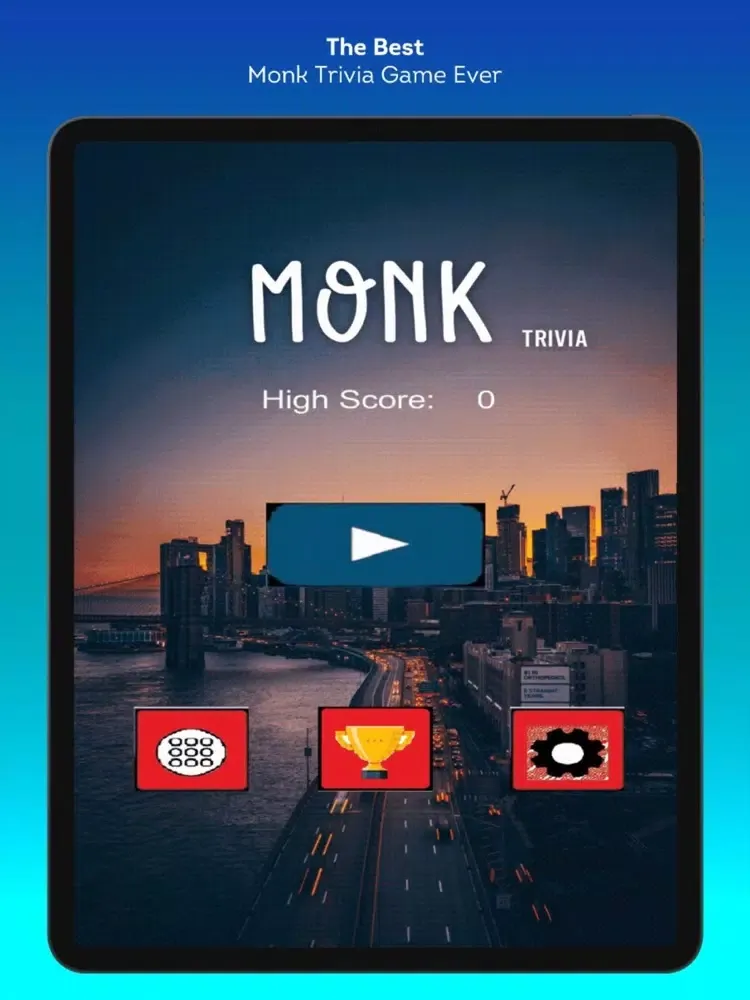 Monk Trivia Challenge iPad  Ekran Görüntüleri