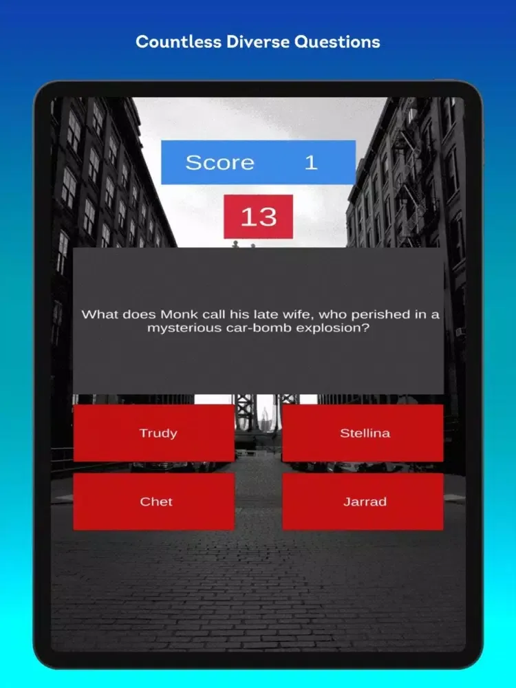 Monk Trivia Challenge iPad  Ekran Görüntüleri