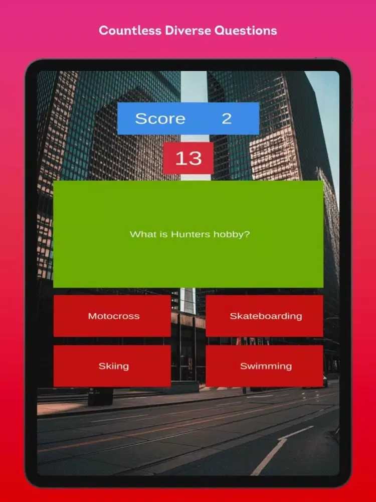 Capturas de tela do Power Rangers Trivia Challenge iPad 