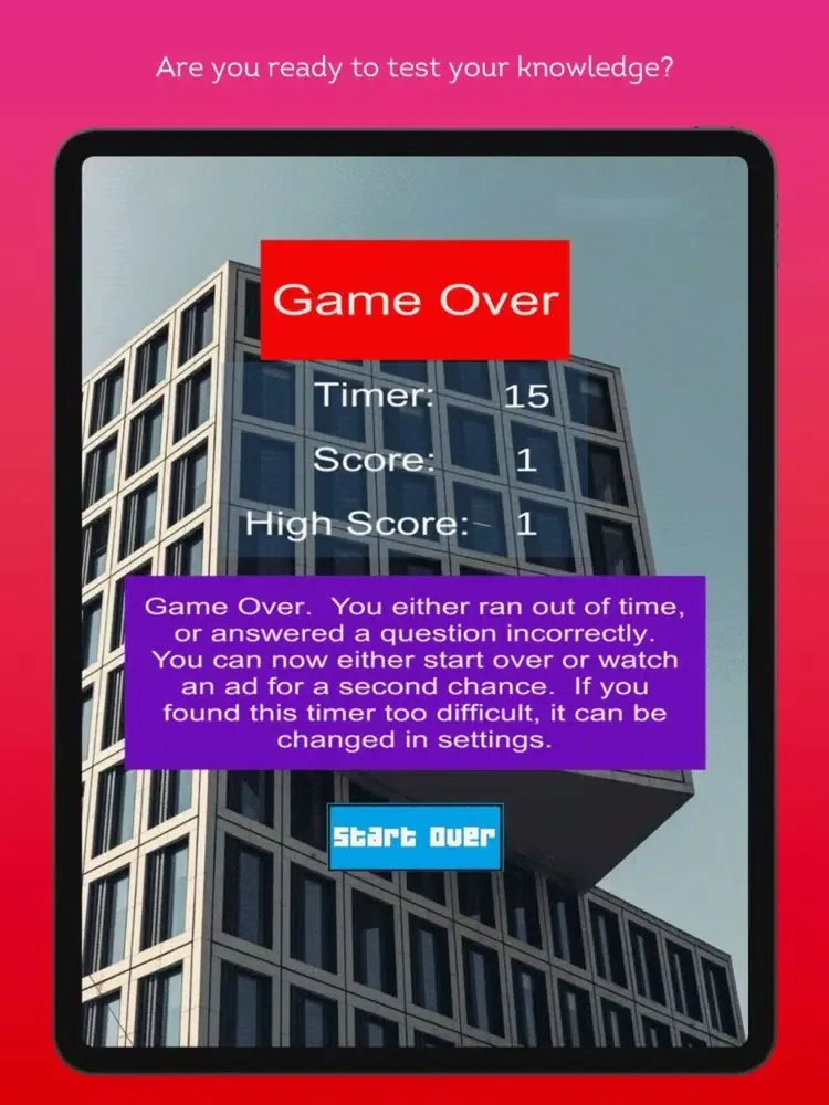 Capturas de tela do Power Rangers Trivia Challenge iPad 