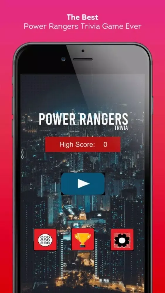 Capturas de tela do Power Rangers Trivia Challenge