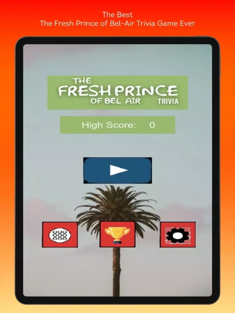 Capturas de tela do Fresh Prince Trivia Challenge iPad 