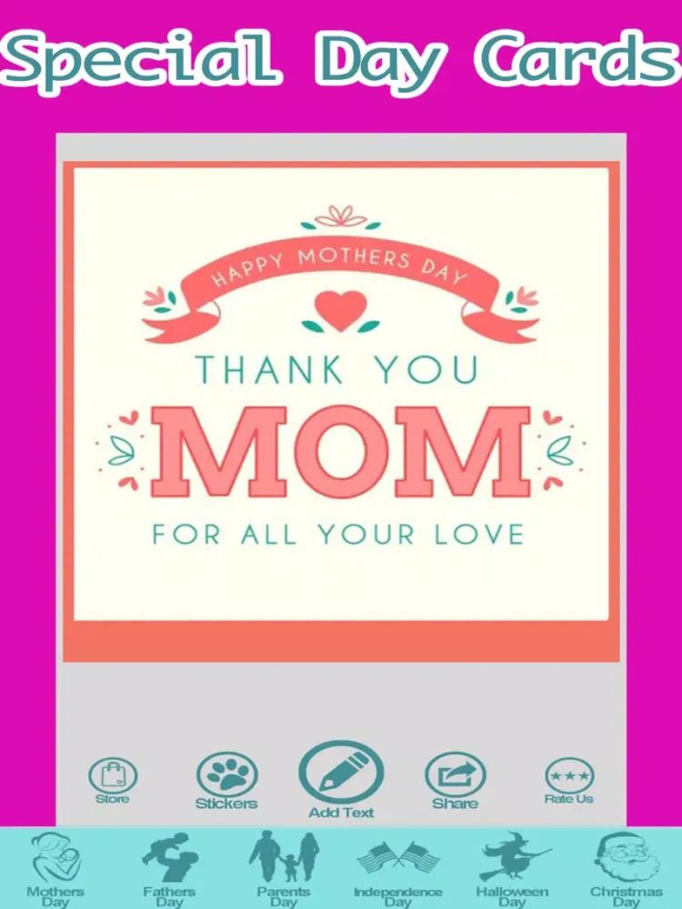 تصاویر Greetings Card Maker & Creator iPad 