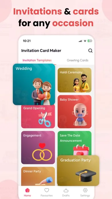Captures d'écran de Invitation Maker & Card Maker
