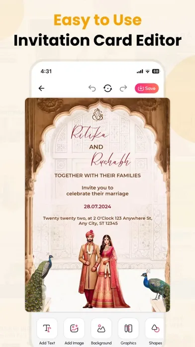 Captures d'écran de Invitation Maker & Card Maker