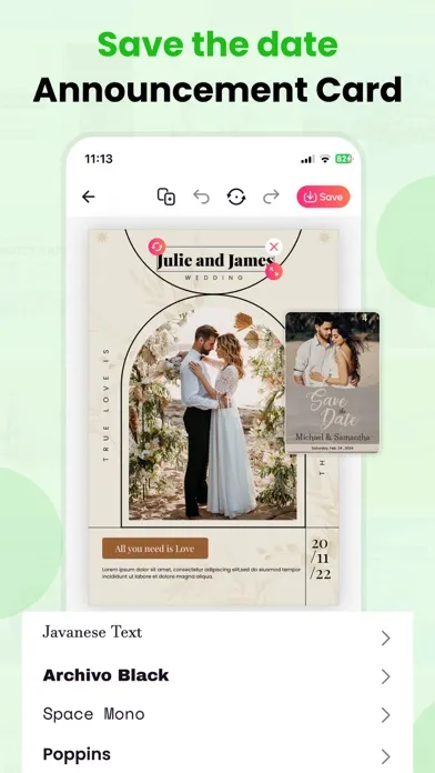 Captures d'écran de Invitation Maker & Card Maker