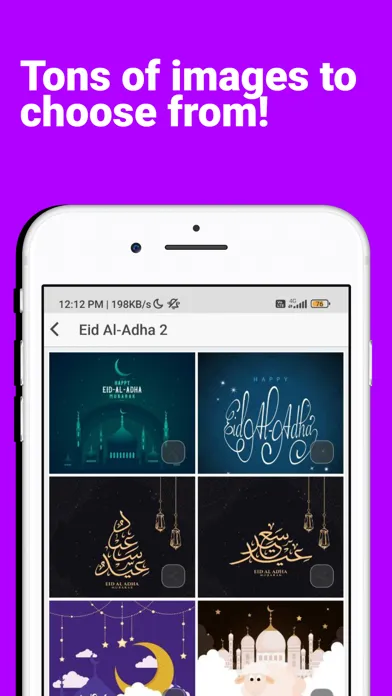 Tangkapan layar Muslim Holidays Card & Wishes