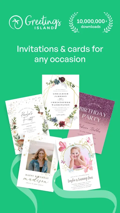 Invitation Maker: Party Events Screenshots