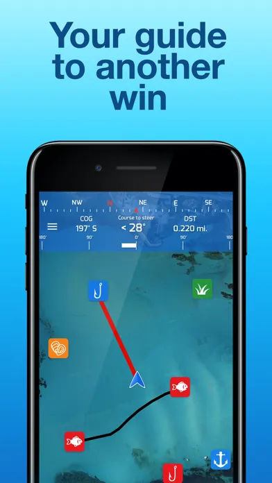 Zrzuty ekranu Fishing Points: Map & Forecast