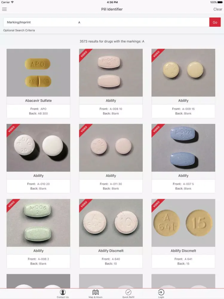 Gregg's Pharmacy iPad 應用截圖