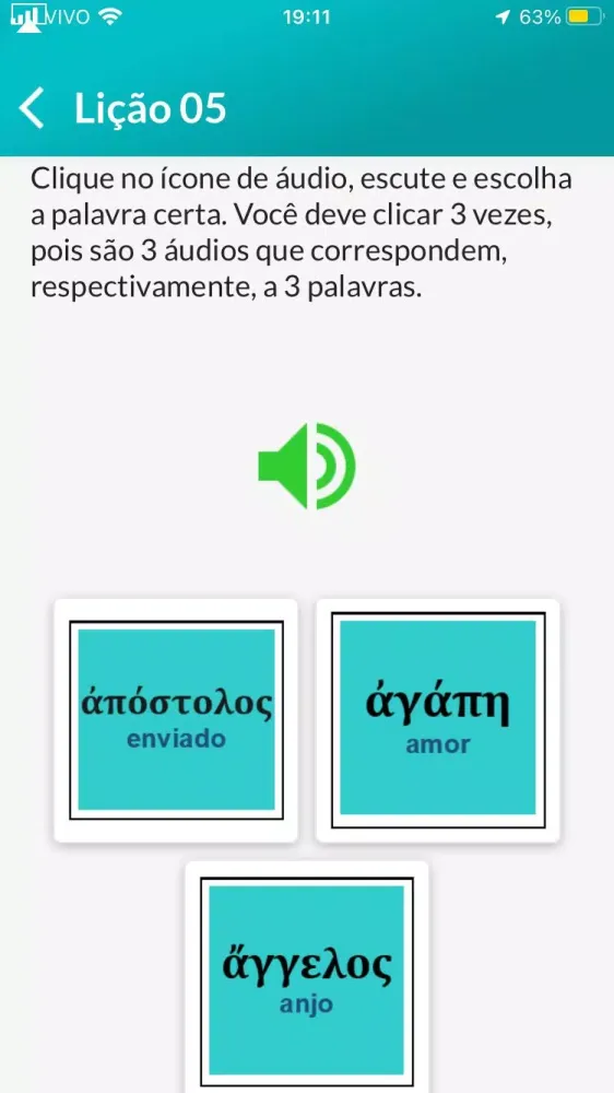 Capturas de pantalla de Grego Bíblico