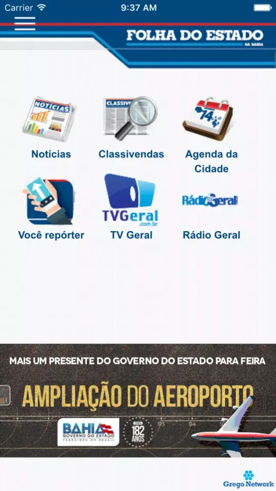 Capturas de pantalla de Folha do Estado