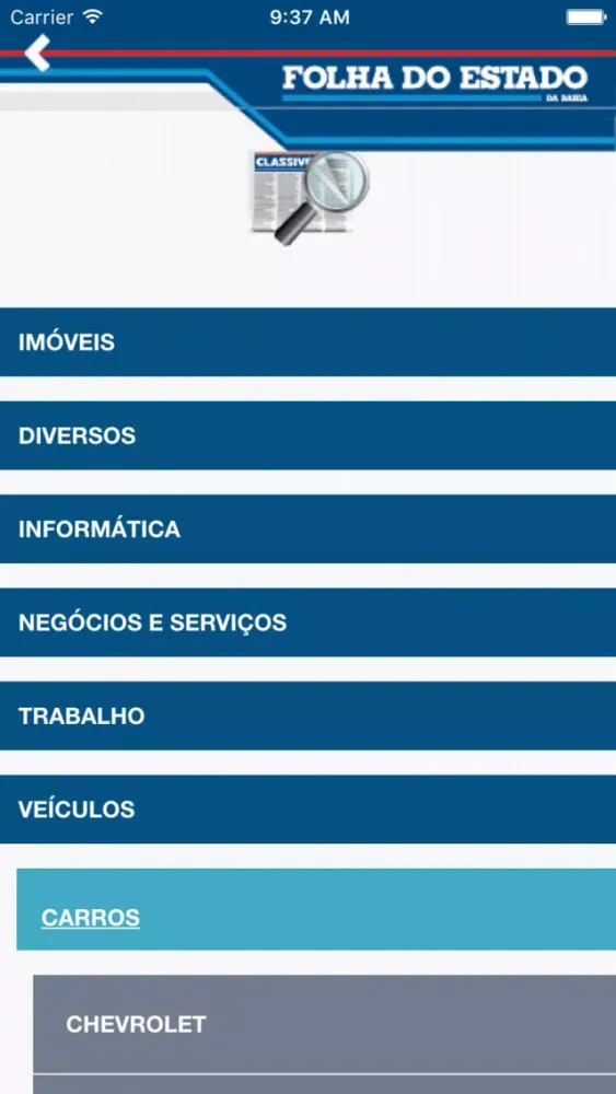 Capturas de pantalla de Folha do Estado