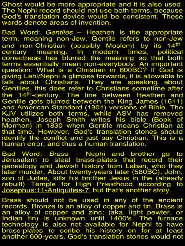 Summary Book of Mormon (part I) iPad  Screenshots
