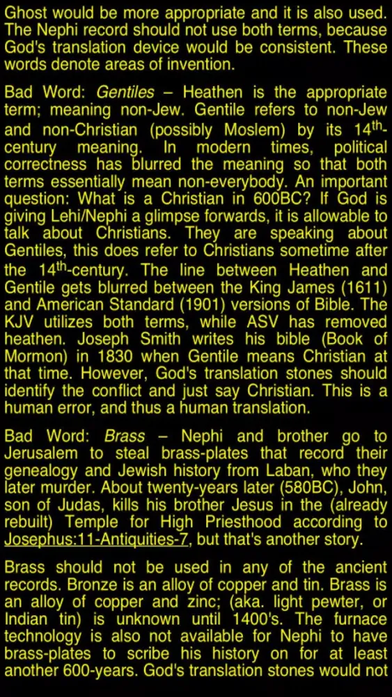 Summary Book of Mormon (part I) Screenshots