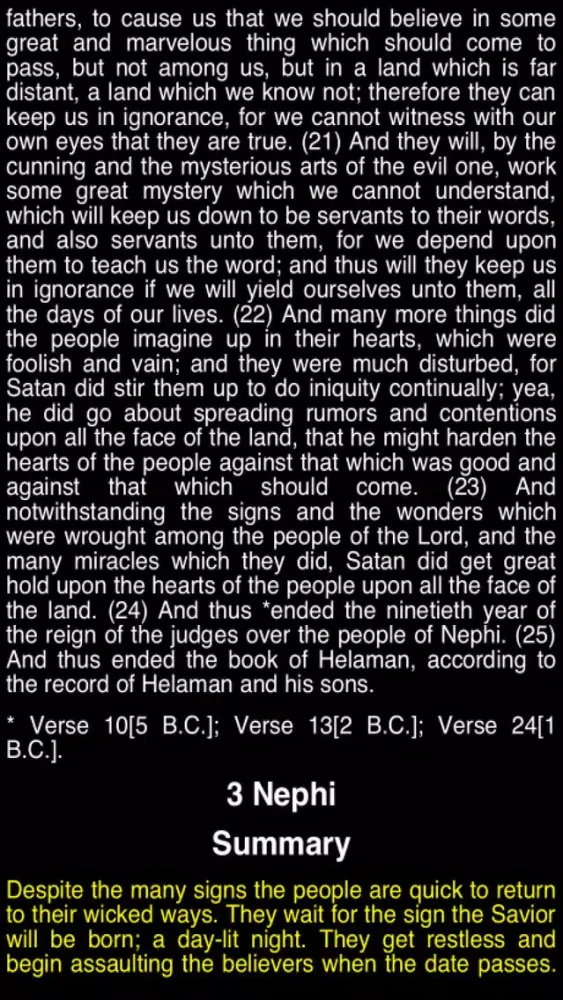 صور Summary Book of Mormon (part III)