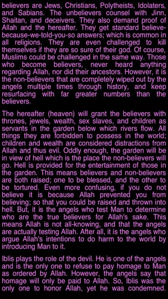 Summary Holy Quran (Part I)应用截图