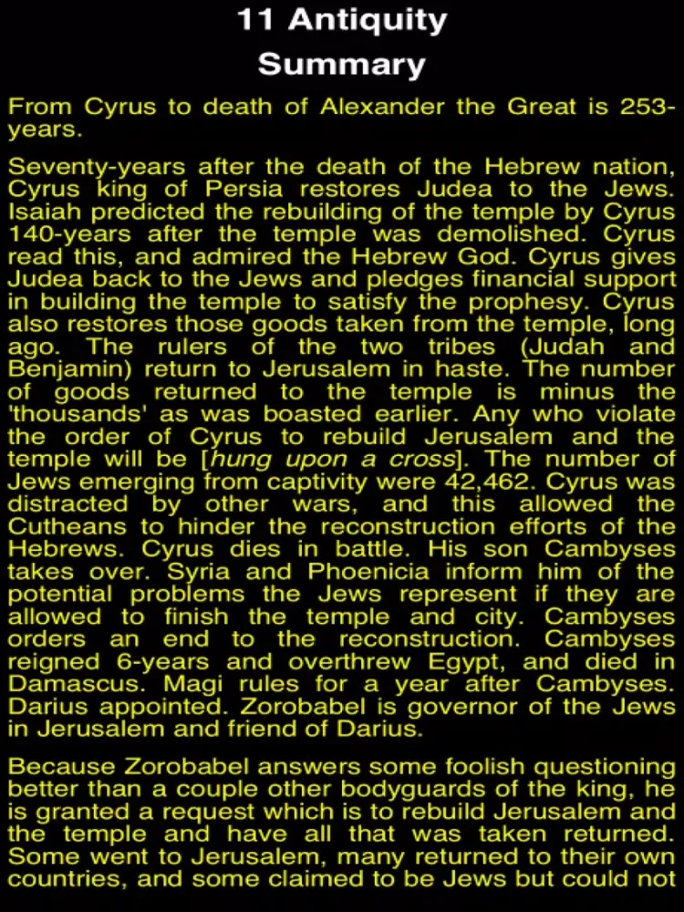 Скриншоты Summary Flavius Josephus (part 3) iPad 