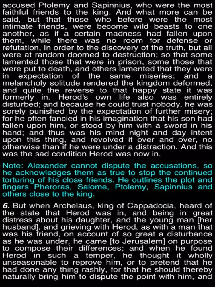 Summary Flavius Josephus (part 5) iPad  Screenshots