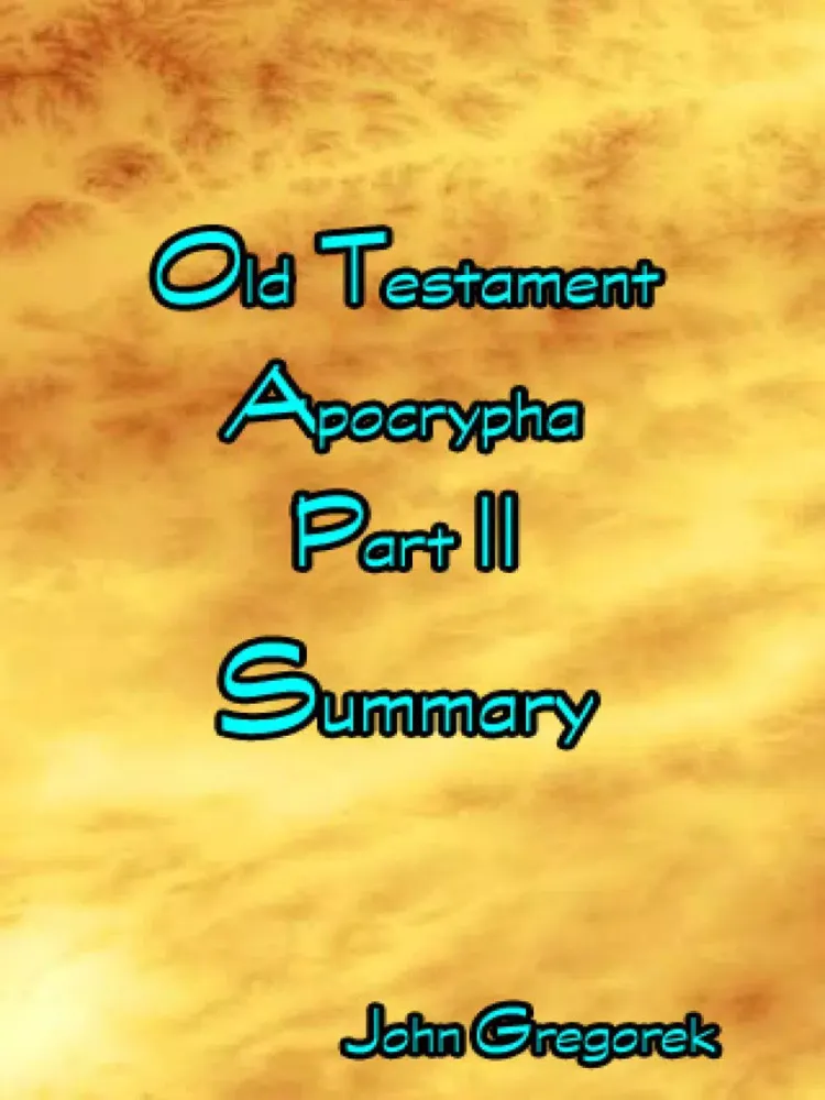 Zrzuty ekranu Summary Old Testament Apocrypha (Part 2) iPad 