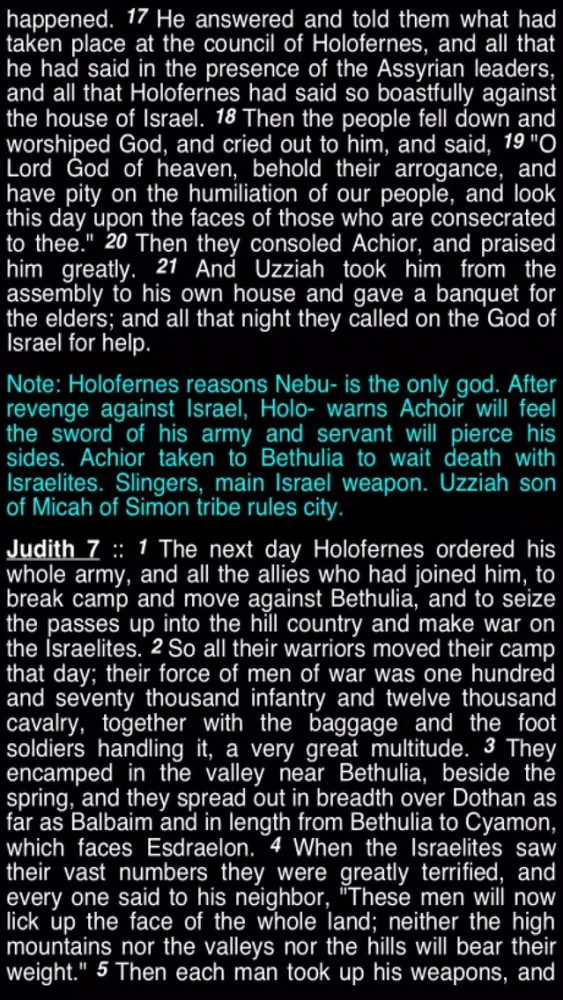 Captures d'écran de Summary Old Testament Apocrypha (Part 4)