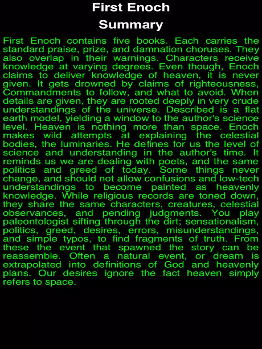 Screenshot di Summary Pseudepigrapha Books (part-1) iPad 
