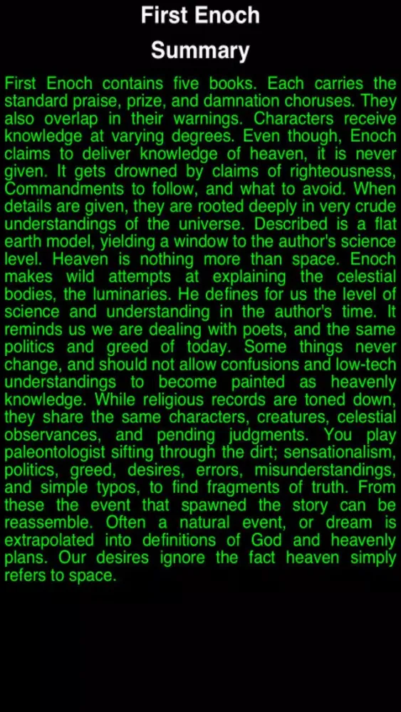 Capturas de pantalla de Summary Pseudepigrapha Books (part-1)