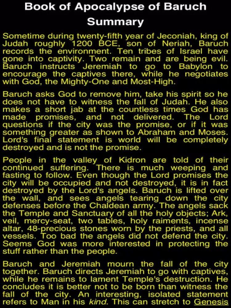 تصاویر Summary Pseudepigrapha Books (part-2) iPad 
