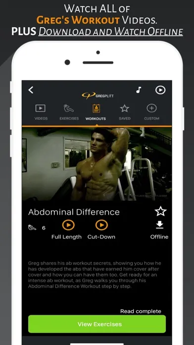 Tangkapan layar Greg Plitt