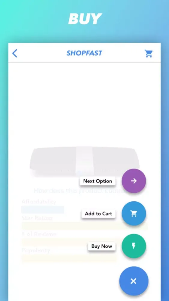 Captures d'écran de Shopfast - Product Recommender