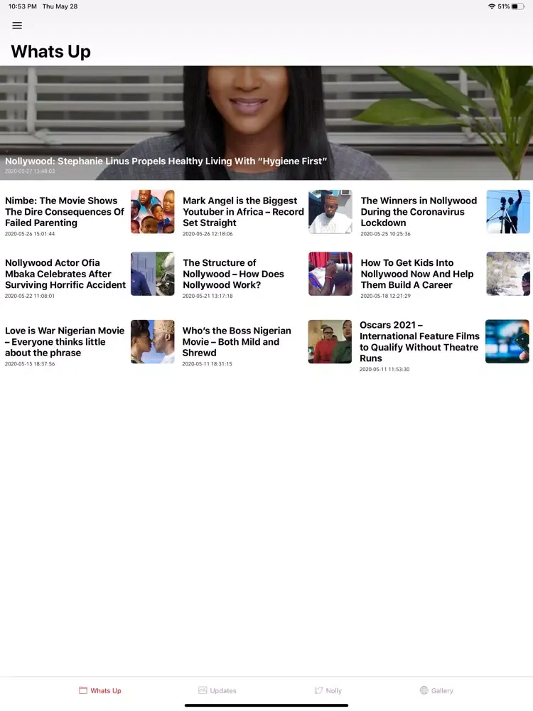 Скриншоты Nigeria Movies HD. iPad 