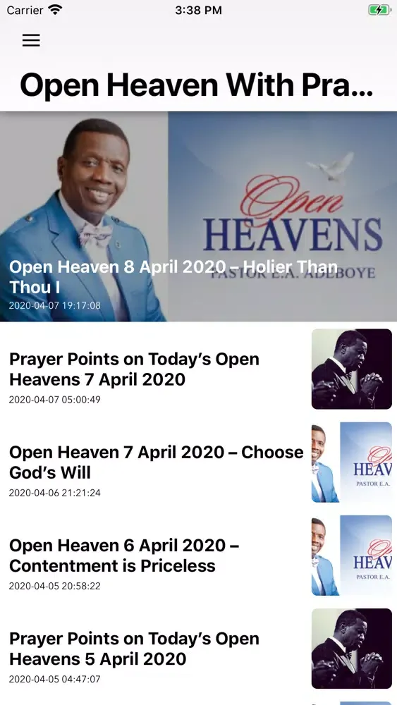 Tangkapan skrin Daily Devotional Plus