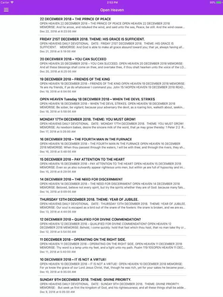 Zrzuty ekranu Daily Devotional+ iPad 